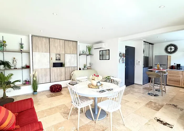 Le Titibu, Et Entre Ardeche Et Provence, Clim, Bbq, Netflix, Classe 5 Etoiles Saint-Paulet-de-Caisson